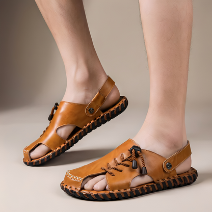 Men's Open-Toe Summer Sandals - Comfort and Style
