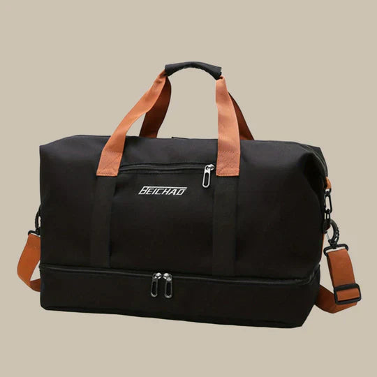 Spacious Men's Stylish Duffel Bag for Travel and Gym Use