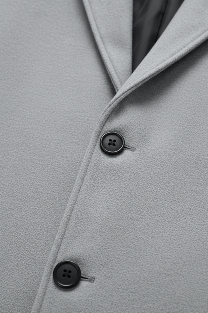 Men's Elegant Winter Trench Coat | Stylish and Warm Outerwear for Cold Weather