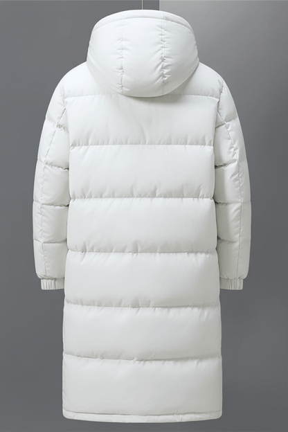 Men's Warm Insulated Hooded Trench Coat for Cold Weather