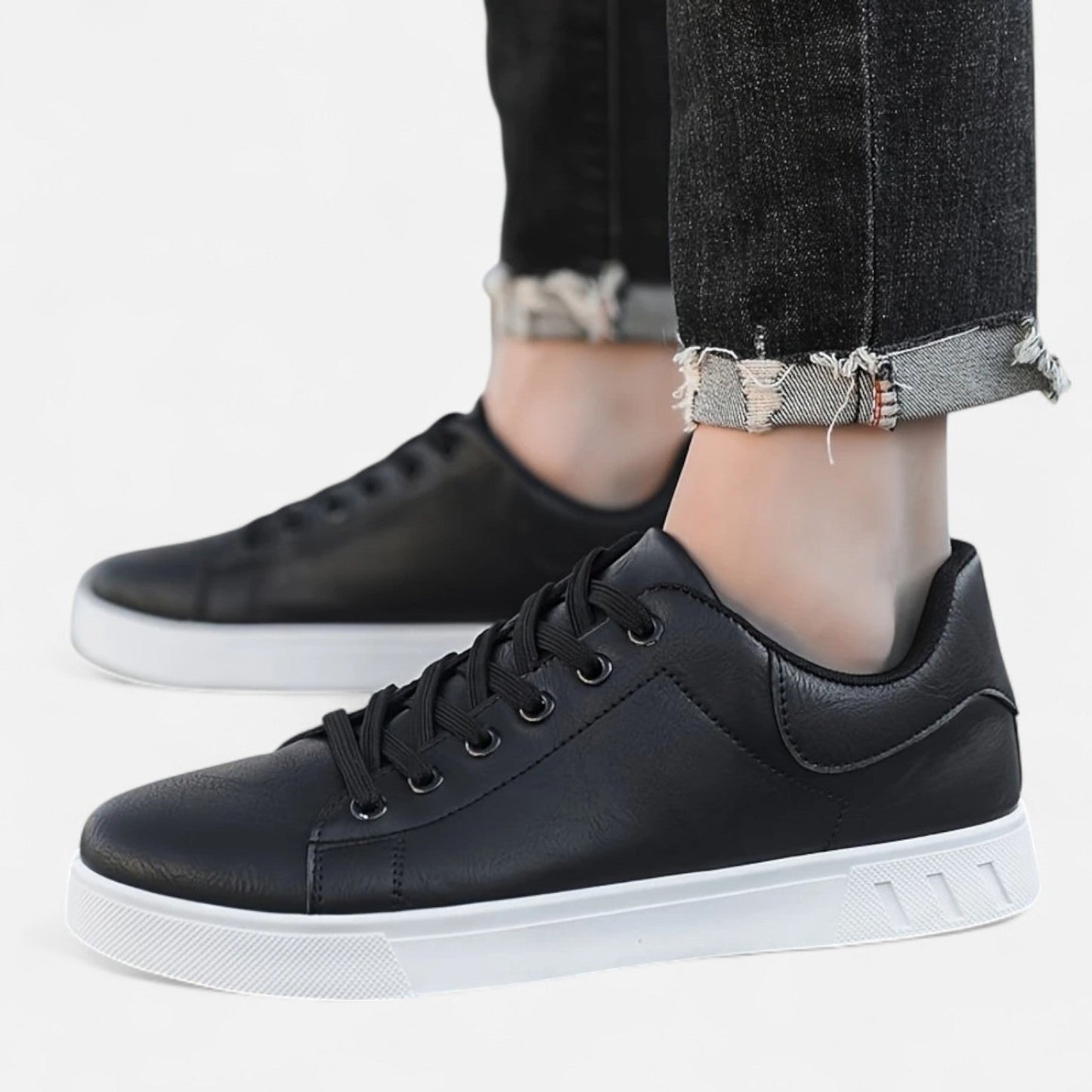 Men's Stylish Business Casual Lace-Up Sneakers | Comfortable Everyday Footwear