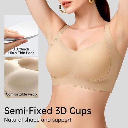 Seamless Wireless Push-Up Bra for Maximum Comfort and Supportive Fit