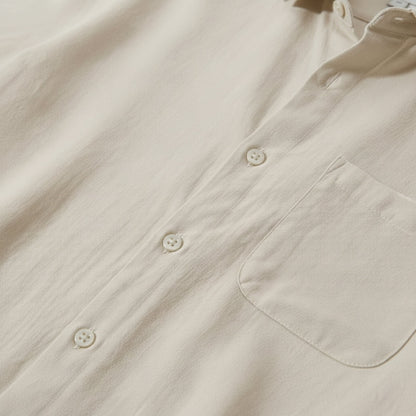 Men's Short Sleeve Linen Shirt - Lightweight Summer Casual Top