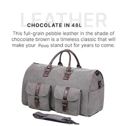 Versatile 3-in-1 Convertible Travel Duffle Bag for Gym, Weekend Trips, and Daily Use