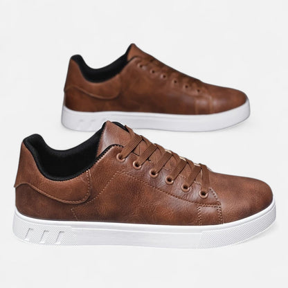 Men's Stylish Business Casual Lace-Up Sneakers | Comfortable Everyday Footwear