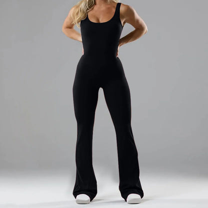 Frida - Fitness bodysuit with hollow back