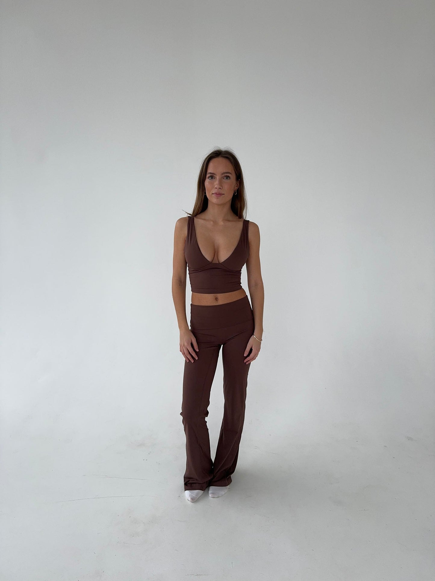 Abigael | Athleisure Set Flared Legging