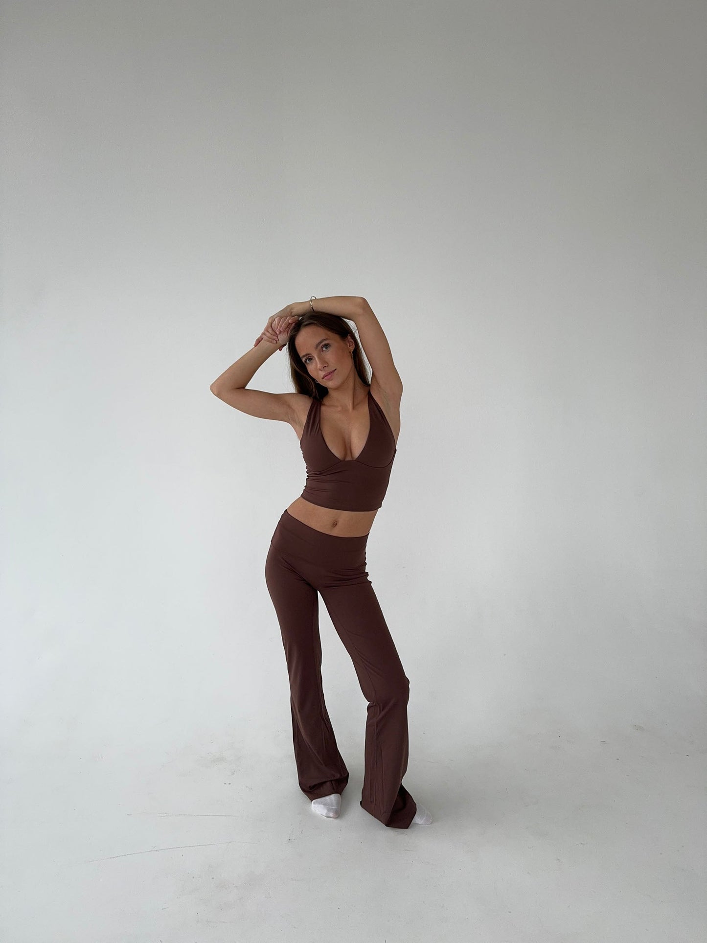 Abigael | Athleisure Set Flared Legging