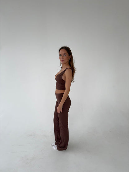Abigael | Athleisure Set Flared Legging