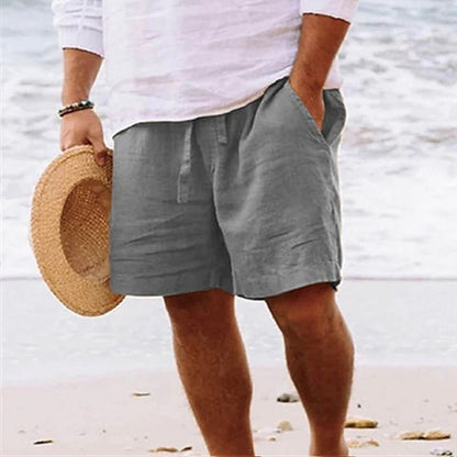 Men's Shorts with Drawstring and Side Pockets