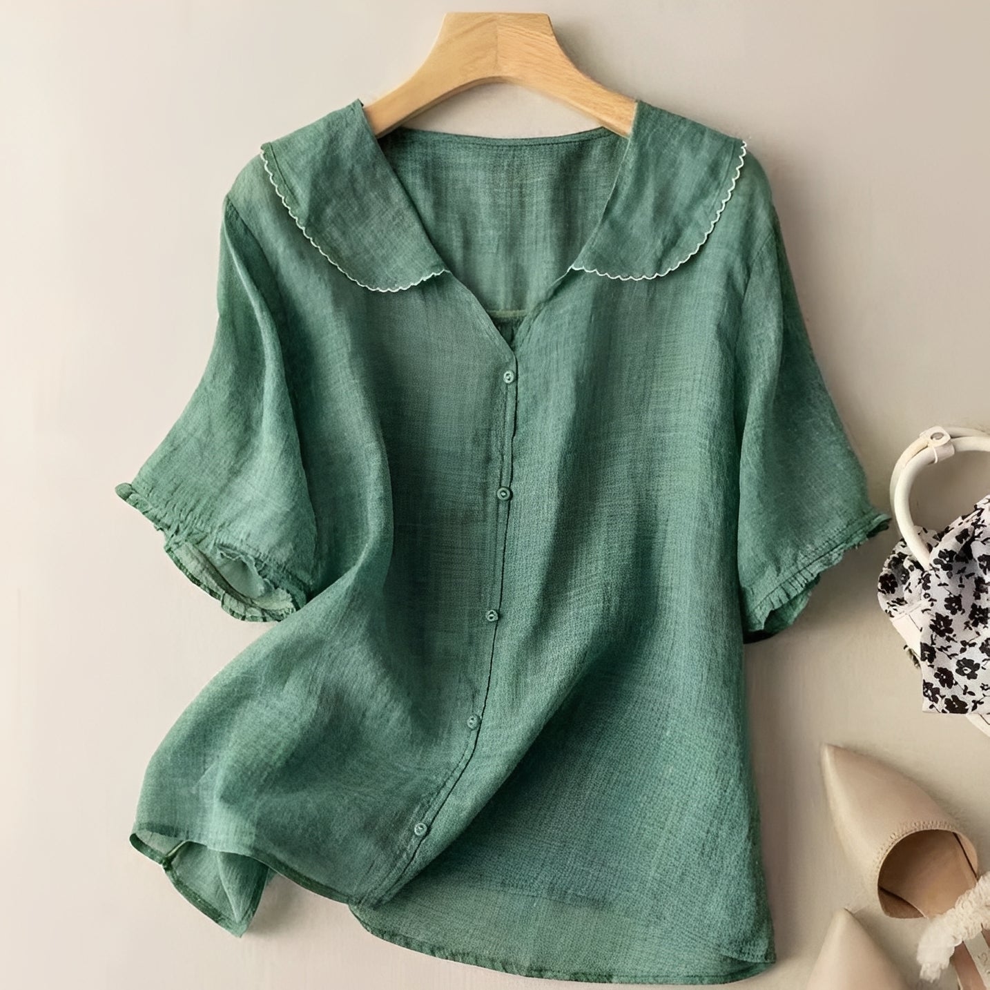Christa - Classic and Loose Blouse for Women