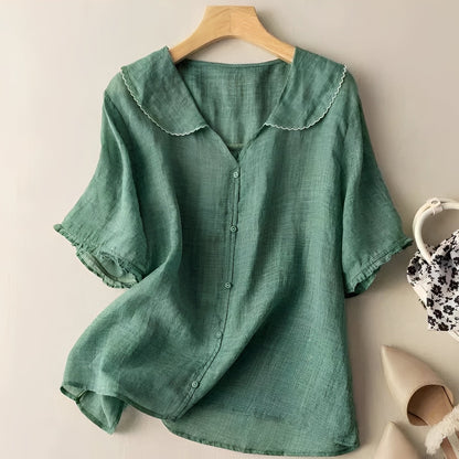 Christa - Classic and Loose Blouse for Women