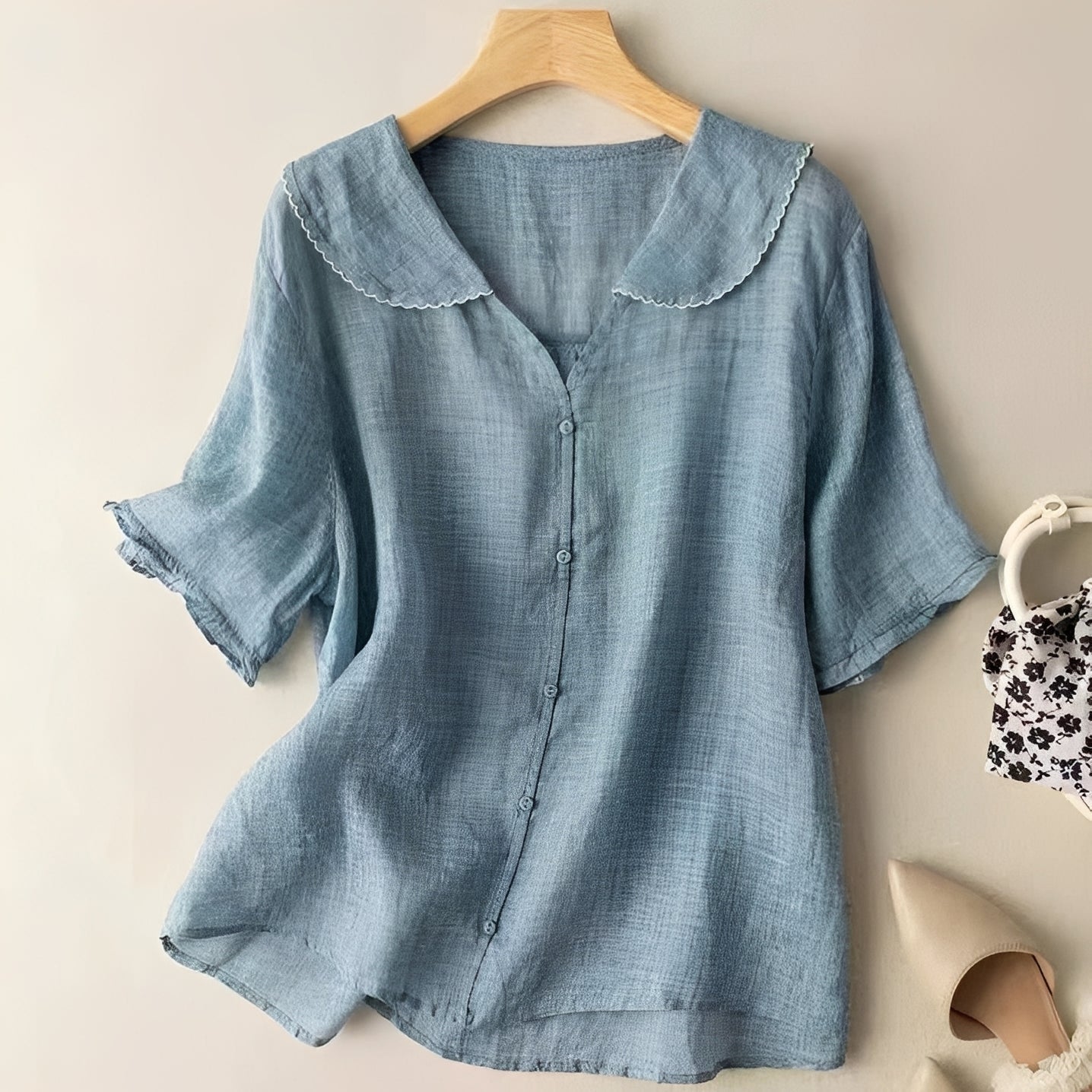 Christa - Classic and Loose Blouse for Women