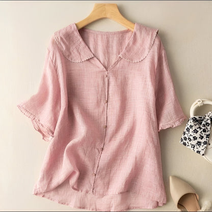 Christa - Classic and Loose Blouse for Women