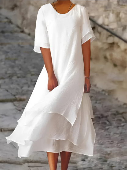 Tianna - Comfortable and Flowing Maxi Dress for Women