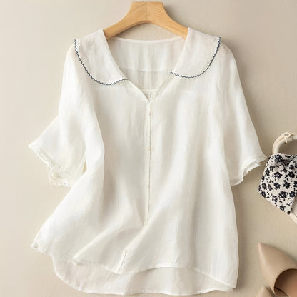 Christa - Classic and Loose Blouse for Women