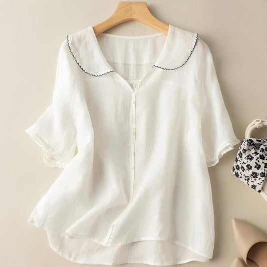 Christa - Classic and Loose Blouse for Women