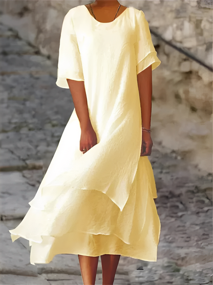 Tianna - Comfortable and Flowing Maxi Dress for Women