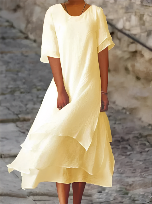 Tianna - Comfortable and Flowing Maxi Dress for Women