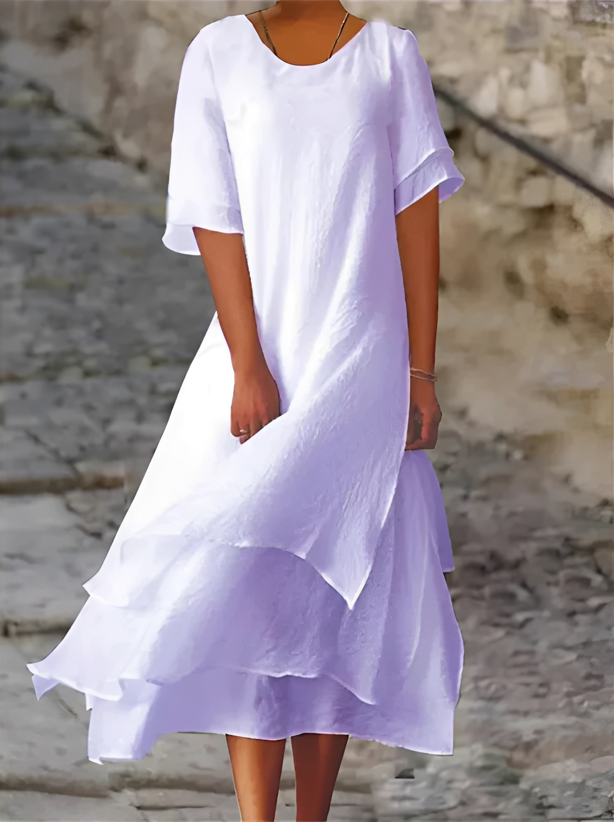 Tianna - Comfortable and Flowing Maxi Dress for Women
