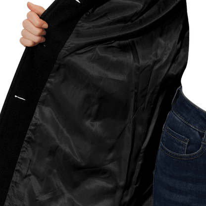 Women's Button Placket Coat - Stylish Outerwear for Every Season