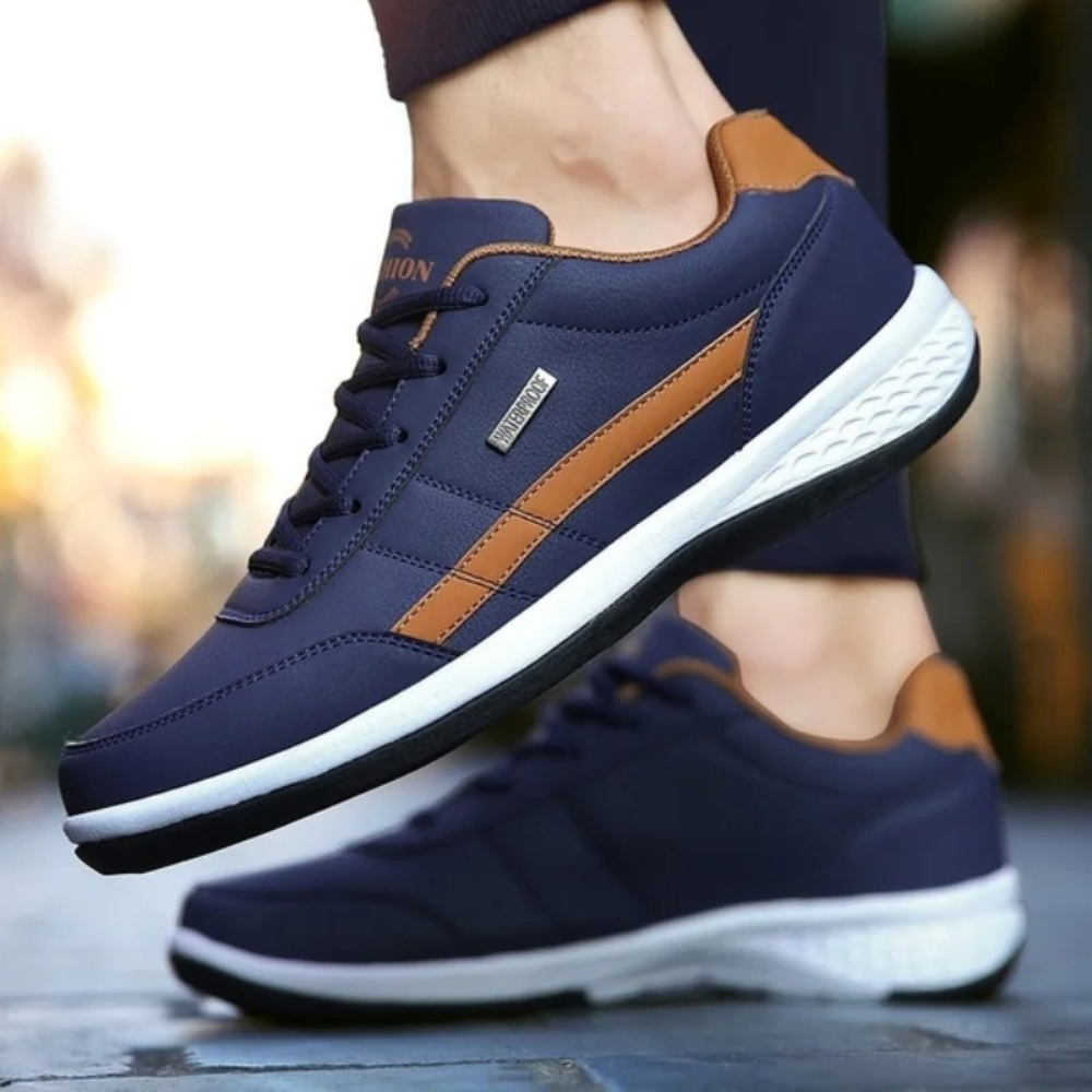 Men's Low-Top Lace-Up Sneakers for Casual and Athletic Wear