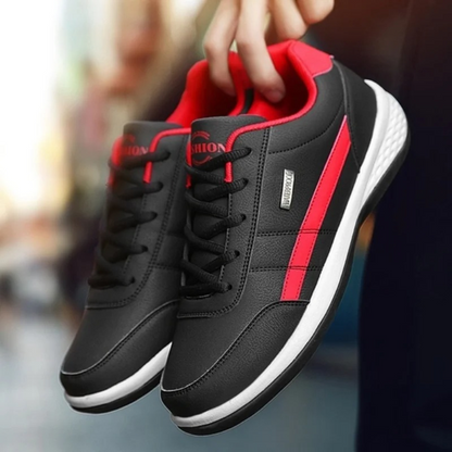 Men's Low-Top Lace-Up Sneakers for Casual and Athletic Wear