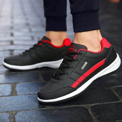 Men's Low-Top Lace-Up Sneakers for Casual and Athletic Wear