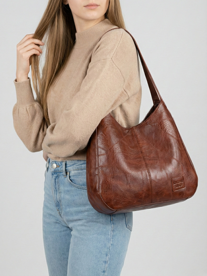 Stylish Vegan Leather Tote Bag for Work - Eco-Friendly and Durable Design