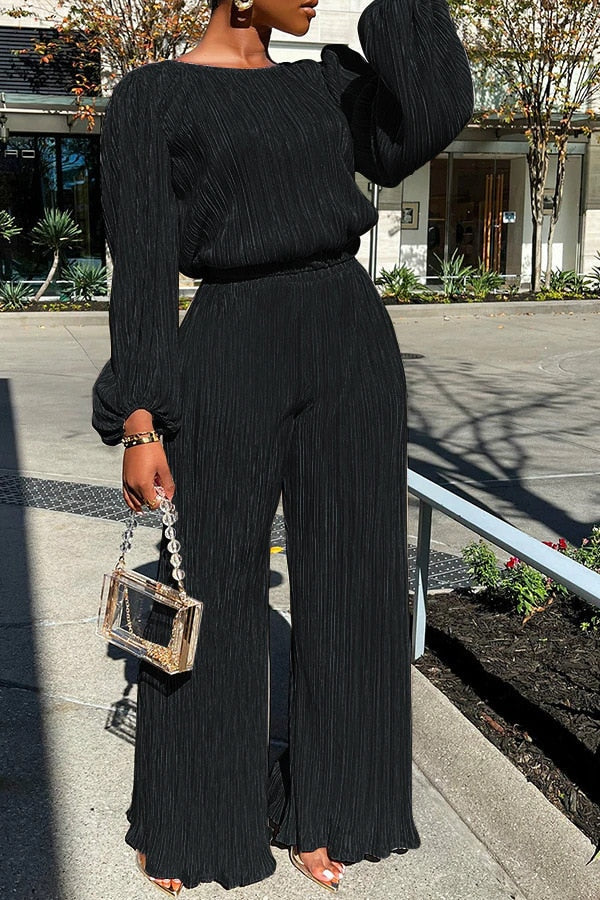 Candie | Two-Piece Pleated Set