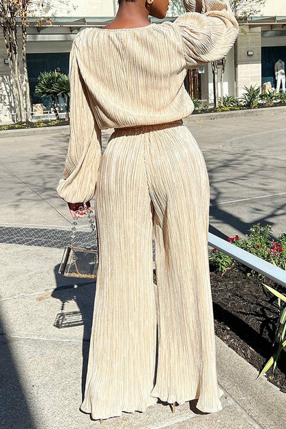 Candie | Two-Piece Pleated Set