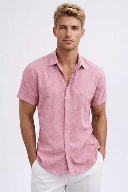 men's short sleeve shirt | Casual & Comfortable | With collar | Summer