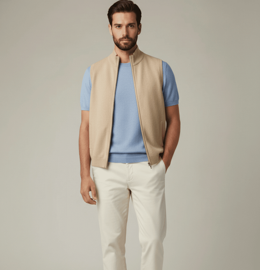 Luxury Cashmere Classic Crewneck T-Shirt for Ultimate Comfort