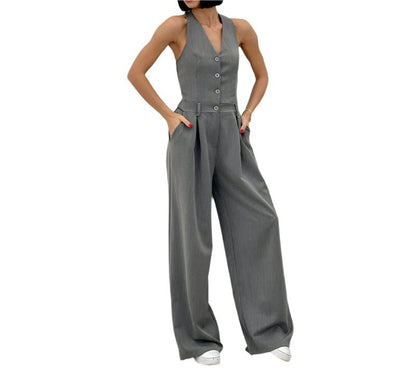 Elegant Summer Jumpsuit for Women - Chic and Comfortable Fashion