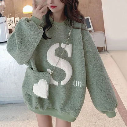 Ella - Sweatshirts with Long Sleeves and Lambswool