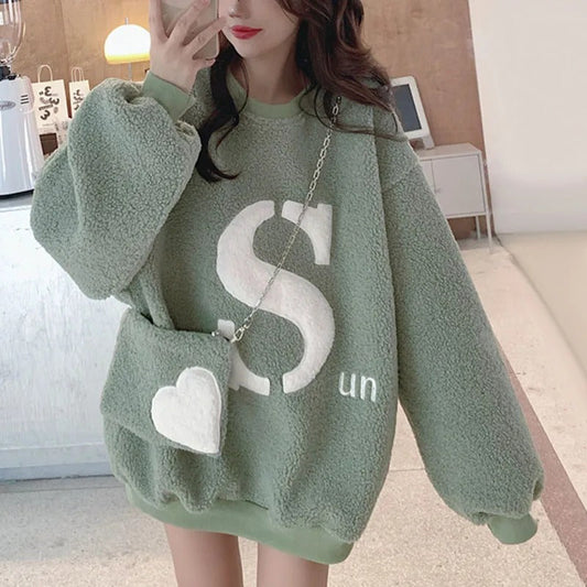 Ella - Sweatshirts with Long Sleeves and Lambswool