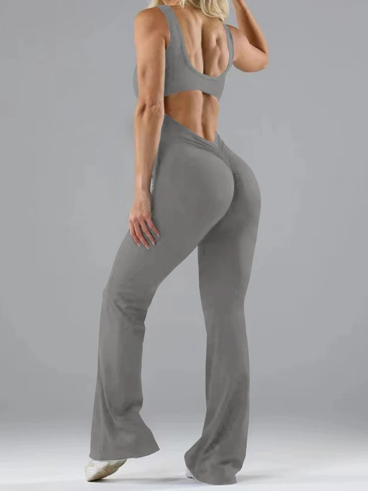 Frida - Fitness bodysuit with hollow back