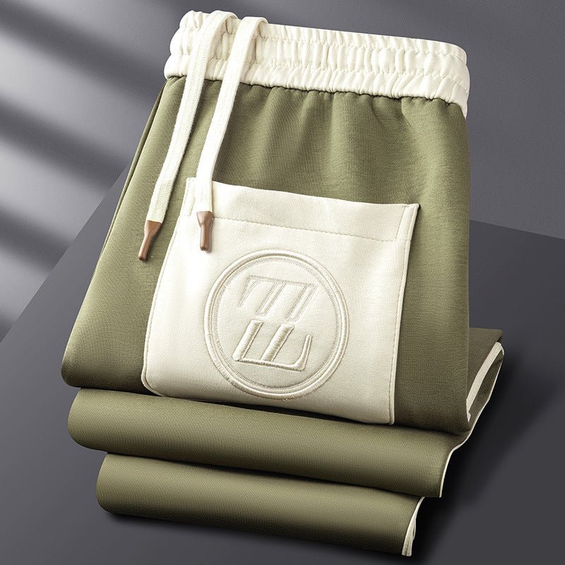 Men's Zip-Up Jacket and Side-Striped Jogger Tracksuit Set for Activewear