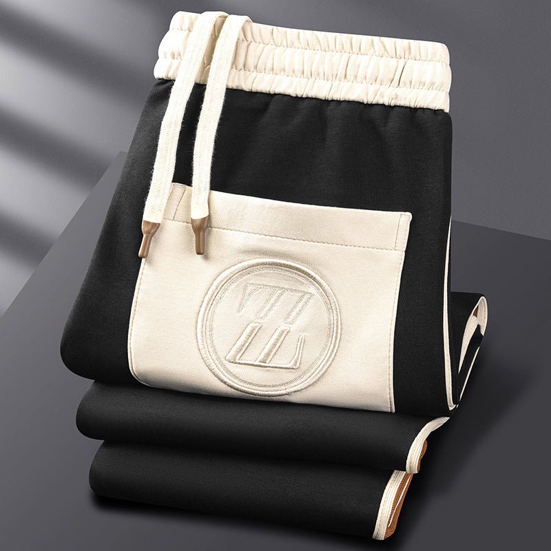 Men's Zip-Up Jacket and Side-Striped Jogger Tracksuit Set for Activewear